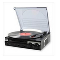 Jensen Audio 3 Speed Stereo Turntable W/Built-In Speed Adjustment (Black)